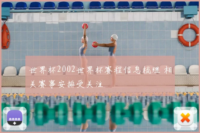 世界杯2002世界杯赛程信息梳理 相关赛事安排受关注